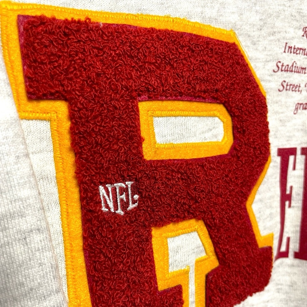 Vintage Washington Redskins NFL Crewneck Sweater - heather Gray and Red Medium - Picture 2 of 7